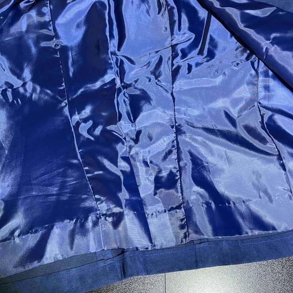 Lilli Ann Ultra Suede Blazer Color Block Vintage Made in the USA Approx Sz M - Picture 9 of 14